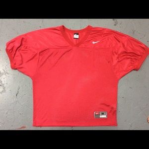 Red Nike football jersey